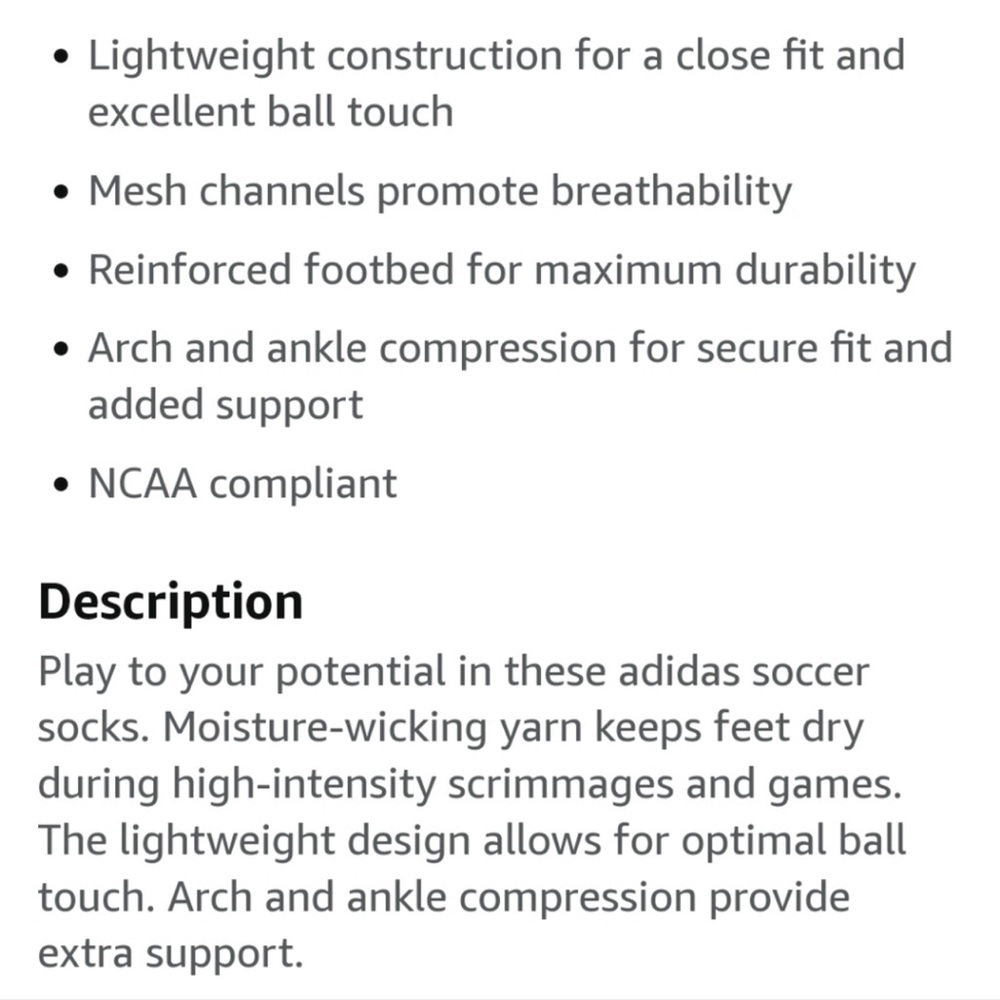 (3) Adidas Soccer Team Speed Socks - Picture 13 of 13